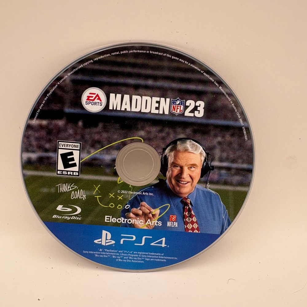 Madden NFL 23 EA Sports Sony PlayStation 4 PS4 Football Video Game Disc Only